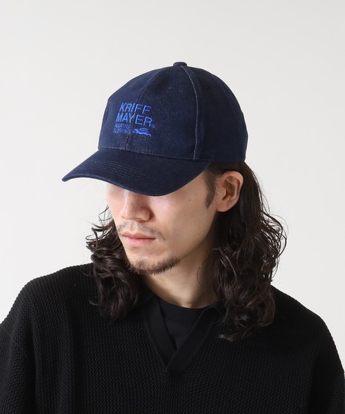 KRIFF MAYER(クリフメイヤー)の「KRIFF MAYER デニム キャップ CAP 男女兼用(キャップ・メンズ・ネイビー/ブルー/サックスブルー・FREE)」の16枚目の写真