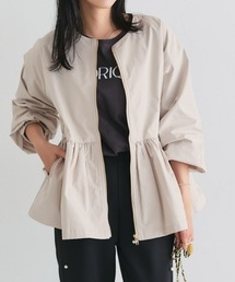 Pierrot（ピエロ）の「ヘムフレアノーカラーブルゾン（ブルゾン）」