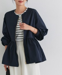 Pierrot（ピエロ）の「ヘムフレアノーカラーブルゾン（ブルゾン）」