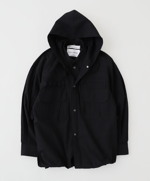 DAIRIKU(ダイリク)の「【DAIRIKU / ダイリク】Docking Engineer Hoodie Shirt(シャツ/ブラウス・メンズ・ホワイト/ブラック・MEDIUM/LARGE)」の2枚目の写真