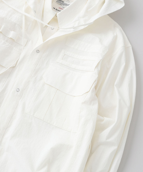 DAIRIKU(ダイリク)の「【DAIRIKU / ダイリク】Docking Engineer Hoodie Shirt(シャツ/ブラウス・メンズ・ホワイト/ブラック・MEDIUM/LARGE)」の5枚目の写真