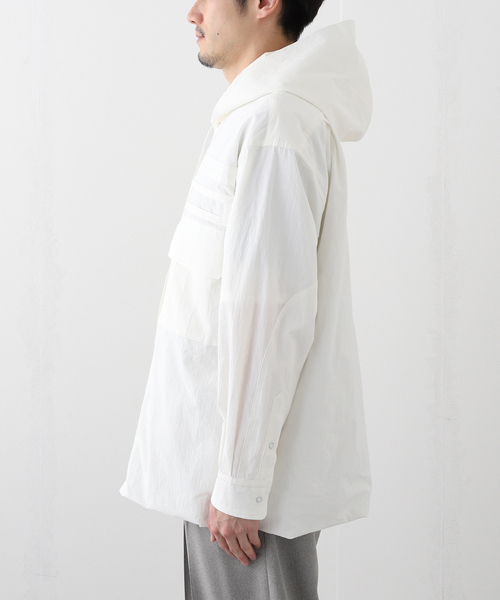 DAIRIKU(ダイリク)の「【DAIRIKU / ダイリク】Docking Engineer Hoodie Shirt(シャツ/ブラウス・メンズ・ホワイト/ブラック・MEDIUM/LARGE)」の9枚目の写真