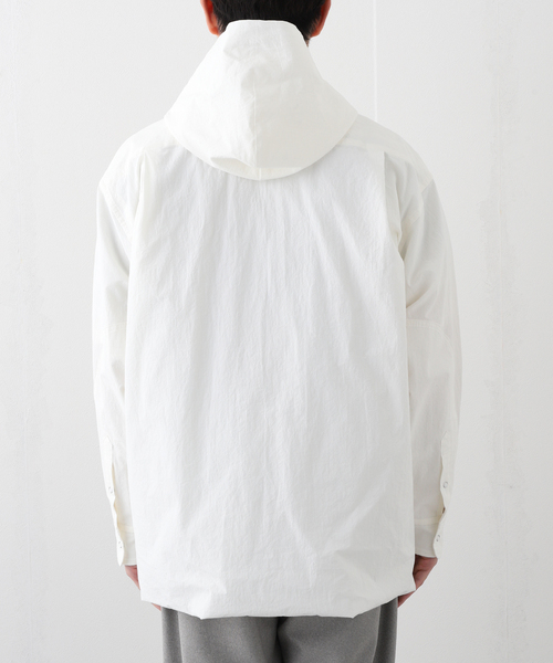 DAIRIKU(ダイリク)の「【DAIRIKU / ダイリク】Docking Engineer Hoodie Shirt(シャツ/ブラウス・メンズ・ホワイト/ブラック・MEDIUM/LARGE)」の10枚目の写真