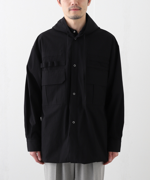 DAIRIKU(ダイリク)の「【DAIRIKU / ダイリク】Docking Engineer Hoodie Shirt(シャツ/ブラウス・メンズ・ホワイト/ブラック・MEDIUM/LARGE)」の11枚目の写真