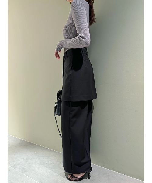 SNIDEL（スナイデル）の「レイヤードデザインパンツ（その他パンツ