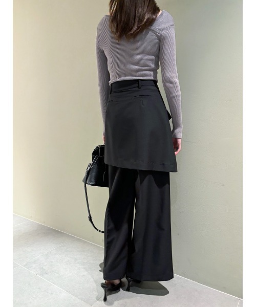 ★極美品★送料込　SNIDEL 七分袖オールインワンパンツ SNIDEL パンツ 美脚ストレッチパンツ レディース : ZOZOTOWN