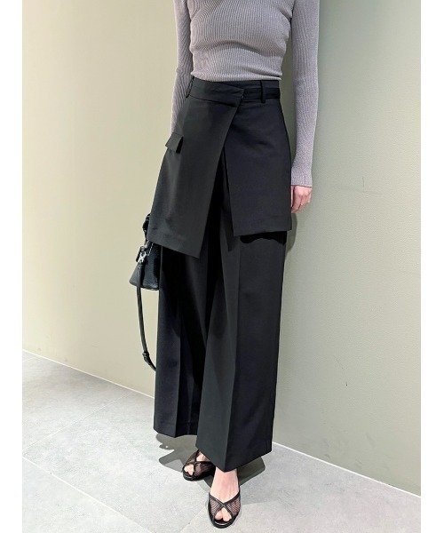 SNIDEL（スナイデル）の「レイヤードデザインパンツ（その他パンツ