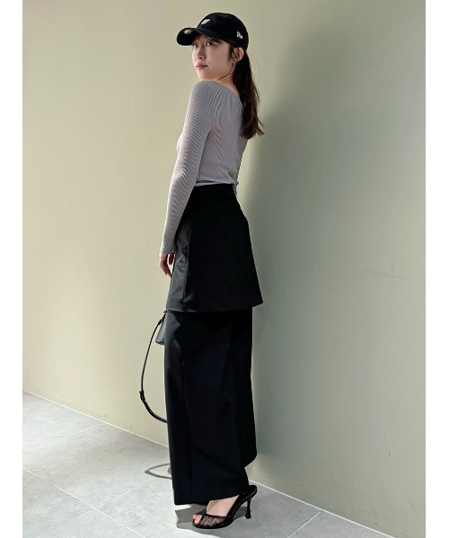 【新品】snidelスカートパンツ SNIDEL（スナイデル）の「【WEB限定サイズあり】センタージップ