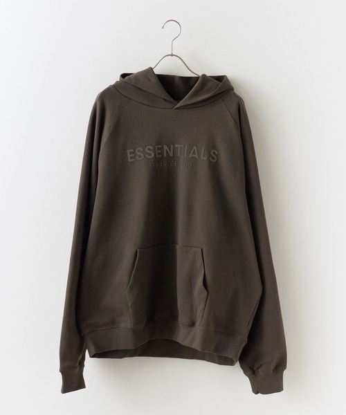 FOG ESSENTIALS/エッセンシャルズ FRONT LOGO RAGLAN WAFFLE HOODIE