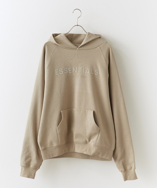 FOG ESSENTIALS エンセンシャルズ ベージュ FOG ESSENTIALS/エッセンシャルズ FRONT LOGO RAGLAN WAFFLE HOODIE
