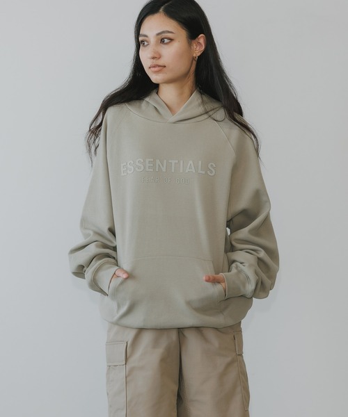 セール】FOG ESSENTIALS/エッセンシャルズ FRONT LOGO RAGLAN WAFFLE