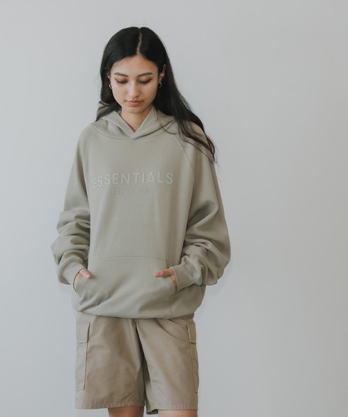 セール】FOG ESSENTIALS/エッセンシャルズ FRONT LOGO RAGLAN WAFFLE