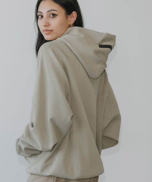 FOG ESSENTIALS/エッセンシャルズ FRONT LOGO RAGLAN WAFFLE HOODIE