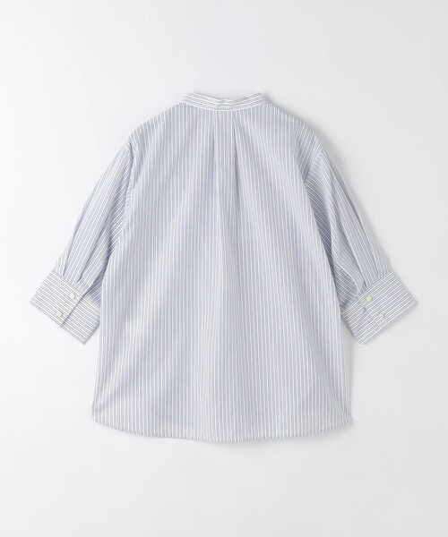 ブラウス シャツ スタンド スキッパー 5分袖 ブラウス レディース green label relaxing ブラウス シャツ スタンド スキッパー 5分