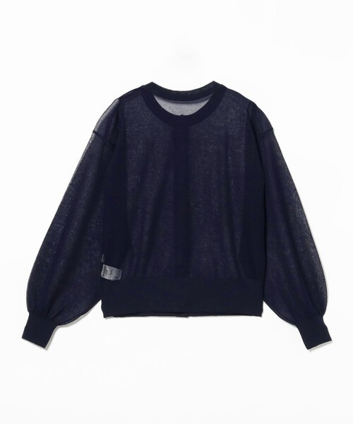 B:MING by BEAMS（ビーミングバイビームス）の「シアー ニット カーディガン 25SS（カーディガン/ボレロ・レディース・グリーン/ネイビー/ホワイト系その他5・ONE SIZE）」の13枚目の写真