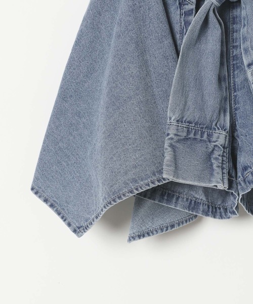 10C REPIPI(ジューシーレピピ)の「【10C REPIPI】シャツラップデニムスカート(デニムスカート・キッズ・ブルー・120cm/110cm/130cm)」の11枚目の写真