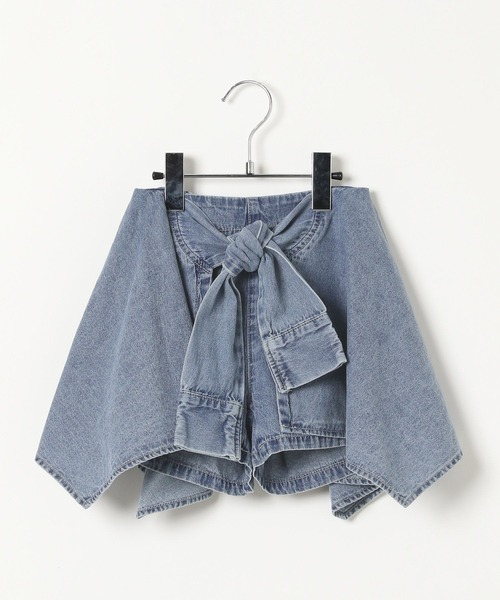 10C REPIPI(ジューシーレピピ)の「【10C REPIPI】シャツラップデニムスカート(デニムスカート・キッズ・ブルー・120cm/110cm/130cm)」の8枚目の写真
