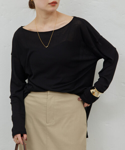 tシャツ 「La nature linge」オーバーシアーロンT レディース メンズ GALLARDAGALANTE tシャツ 「La nature linge」オーバーシ