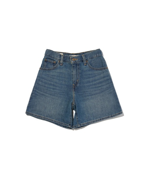 【Levi's】ネイビー High Rise Baggy デニムショートパンツ セール】Levi's/リーバイス HIGH BAGGY ショートジーンズ