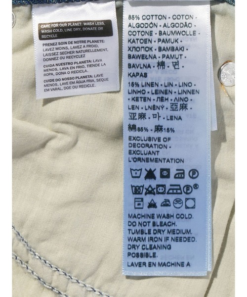 Levi's(リーバイス)の「Levi's/リーバイス HIGH BAGGY ショートジーンズ ミディアムインディゴ(デニムパンツ・レディース・インディゴブルー・28inch/27inch/26inch/25inch/24inch/23inch)」の12枚目の写真
