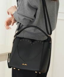 ハートモチーフ バッグ ミニハートポーチ セット le reve vaniller