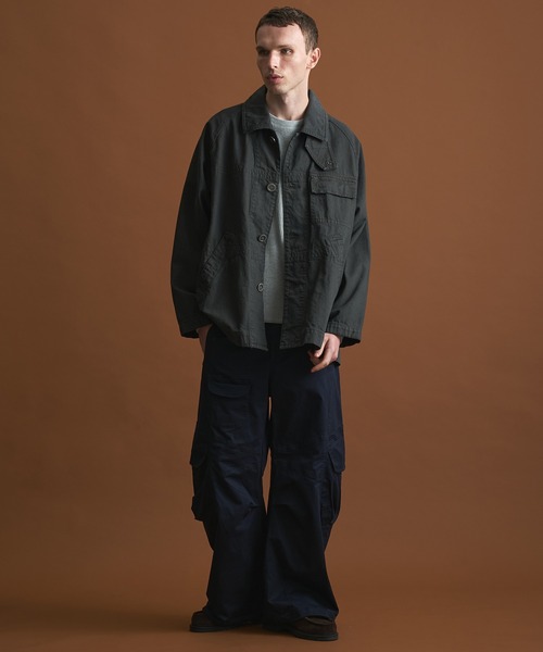 PUBLIC TOKYO（パブリックトウキョウ）の「PUBLIC DENIM ハイプカーコート（デニムジャケット・メンズ・ダークブラウン・2/1）」の19枚目の写真