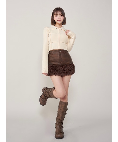 Darich（ダーリッチ） ビスチェドッキングニットトップス ダーリッチ Darich ビスチェドッキングニットトップス