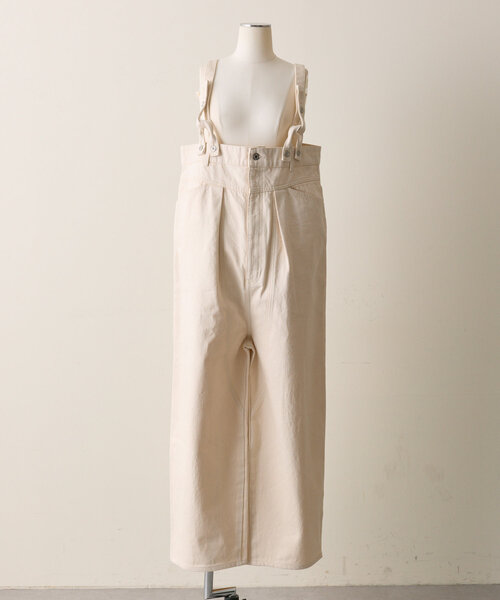 ear PAPILLONNER（イアパピヨネ）の「デニムサロペットパンツ【SUM1 STYLE × Fire Service】（サロペット/オーバーオール・レディース・ブラック/ホワイト・FREE）」の16枚目の写真