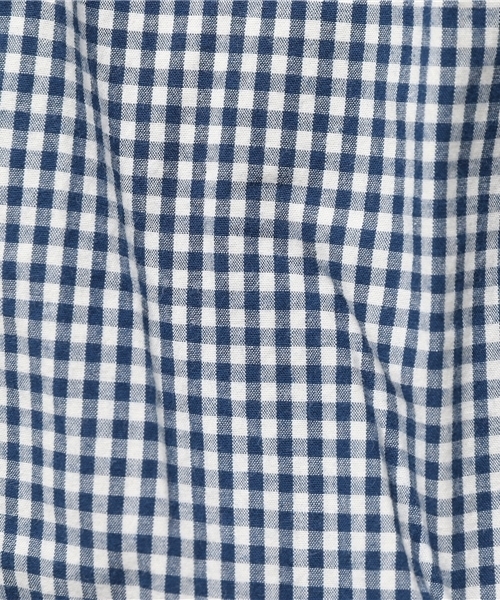 SEVENDAYS=SUNDAY（セブンデイズサンデイ）の「ピーチギンガムチェック　長袖レギュラーシャツ（シャツ/ブラウス・メンズ・ブラック/ベージュ/ネイビー・SMALL/LARGE/MEDIUM）」の11枚目の写真