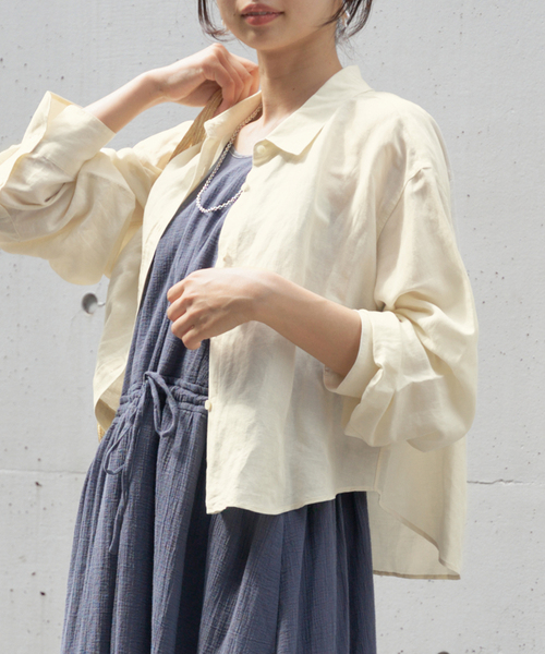 セール】《追加》ラミーリヨセルショートシャツ（シャツ/ブラウス