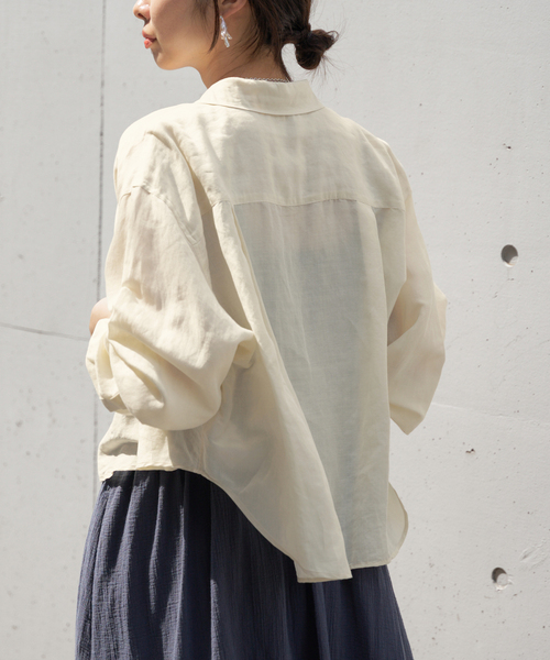 セール】《追加》ラミーリヨセルショートシャツ（シャツ