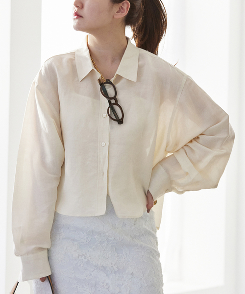 セール】《追加》ラミーリヨセルショートシャツ（シャツ/ブラウス