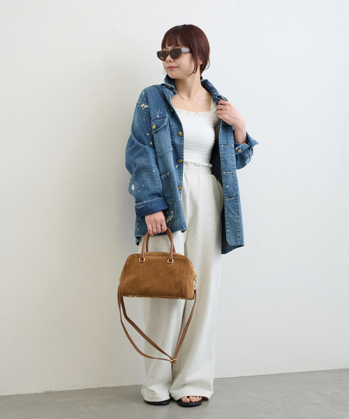 AULENTTI（オウレンティ）の「AULENTTI/オウレンティ SUEDE BOSTON BAG