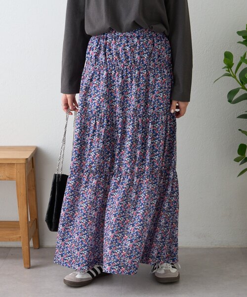 CIAOPANIC TYPY（チャオパニックティピー）の「無地花柄アソートシャーリングスカート（スカート・レディース・ブルー/ブラック/イエロー・ONE SIZE）」の17枚目の写真