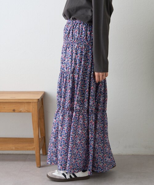 CIAOPANIC TYPY（チャオパニックティピー）の「無地花柄アソートシャーリングスカート（スカート・レディース・ブルー/ブラック/イエロー・ONE SIZE）」の19枚目の写真