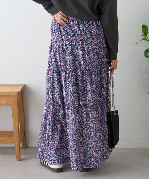 CIAOPANIC TYPY（チャオパニックティピー）の「無地花柄アソートシャーリングスカート（スカート・レディース・ブルー/ブラック/イエロー・ONE SIZE）」の20枚目の写真