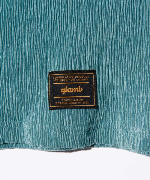 glamb(グラム)の「Glamour Crepe Sleeveless T-Shirt / グラマークレープスリーブレスTシャツ(Tシャツ/カットソー・メンズ・ブルー/ブラック/ホワイト・S/M/L)」の8枚目の写真