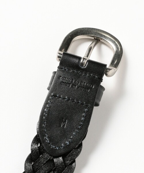 B:MING by BEAMS（ビーミングバイビームス）の「レザー メッシュ ベルト 25SS（ベルト・メンズ・ブラック/ダークブラウン・MEDIUM/LARGE）」の4枚目の写真