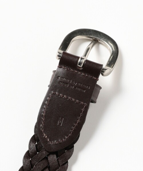 B:MING by BEAMS（ビーミングバイビームス）の「レザー メッシュ ベルト 25SS（ベルト・メンズ・ブラック/ダークブラウン・MEDIUM/LARGE）」の7枚目の写真