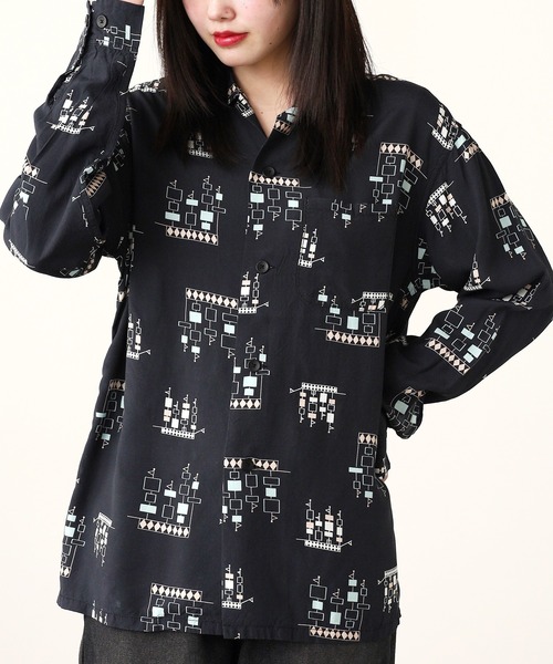 TOWNCRAFT/タウンクラフト 50S ROCKABILLY SHIRT 総柄 シャツ（シャツ