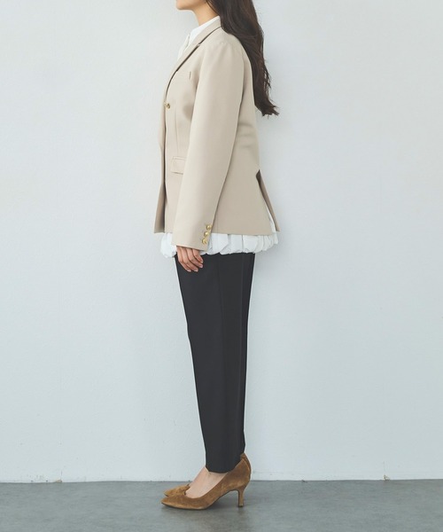 Sirin(シリン)の「≪新色追加≫ゴールドボタンダブルジャケット【2サイズ展開】(テーラードジャケット・レディース・ライトグレー/ネイビー/ライトベージュ・X-SMALL/SMALL)」の19枚目の写真