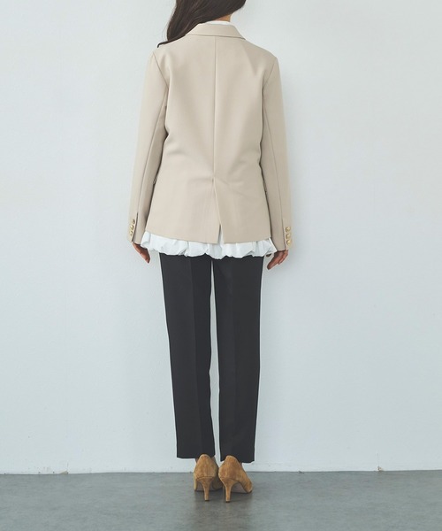 Sirin(シリン)の「≪新色追加≫ゴールドボタンダブルジャケット【2サイズ展開】(テーラードジャケット・レディース・ライトグレー/ネイビー/ライトベージュ・X-SMALL/SMALL)」の20枚目の写真