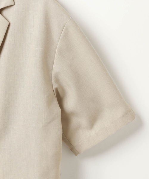 GLOBAL WORK(グローバルワーク)の「ジャケット*ショートパンツセット/AND YUA ANY/321122(セットアップ・キッズ・チャコール/グレイッシュベージュ・FREE)」の14枚目の写真