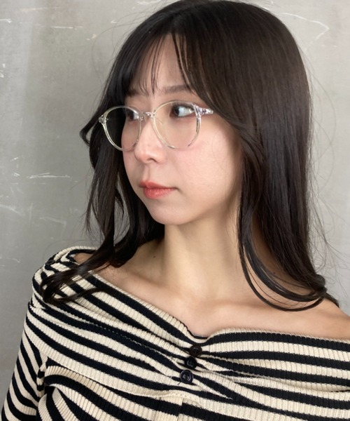 セール】【クラシックフレームメガネ】クリア べっ甲 ブラック