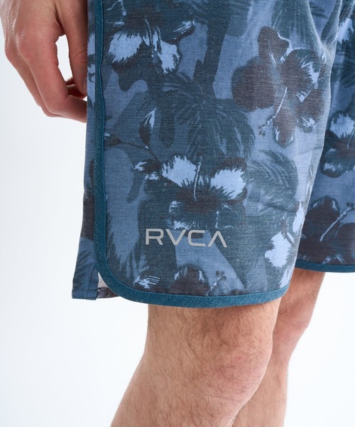 RVCA(ルーカ)の「RVCA メンズ HAWAII YOGGER HYBRID TECH 17 ショートパンツ 【2025年春夏モデル】/ルーカ水陸両用ウエストゴムボタニカル柄サーフトランクス・ボードショーツ・バギーショーツ(水着)(その他パンツ・メンズ・ブルー系その他・SMALL/MEDIUM/LARGE/X-LARGE)」の5枚目の写真