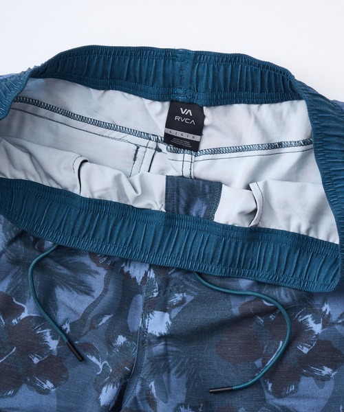 RVCA(ルーカ)の「RVCA メンズ HAWAII YOGGER HYBRID TECH 17 ショートパンツ 【2025年春夏モデル】/ルーカ水陸両用ウエストゴムボタニカル柄サーフトランクス・ボードショーツ・バギーショーツ(水着)(その他パンツ・メンズ・ブルー系その他・SMALL/MEDIUM/LARGE/X-LARGE)」の8枚目の写真