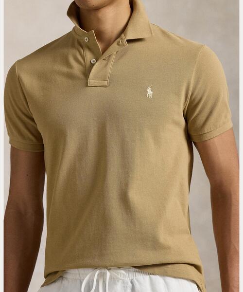 POLO RALPH LAUREN（ポロ ラルフ ローレン）の「アイコニック メッシュ ポロシャツ（ポロシャツ・メンズ・ブラウン系5・L/M/S/XL/XXL/XS）」の4枚目の写真