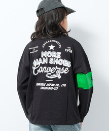 CONVERSE | CONVERSE 別注袖ラインプリントロングTシャツ(Tシャツ/カットソー)
