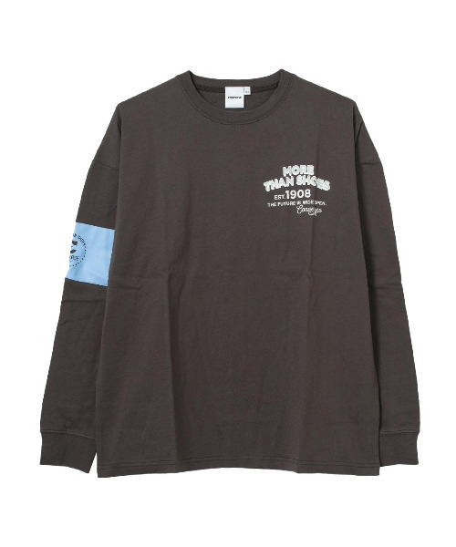 CONVERSE（コンバース）の「CONVERSE 別注袖ラインプリントロングTシャツ（Tシャツ/カットソー・キッズ・ブラック/グリーン/チャコールグレー・160/150/140/130）」の16枚目の写真