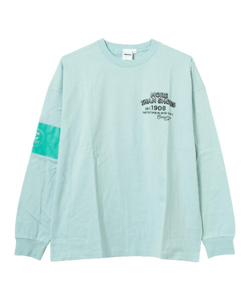 CONVERSE（コンバース）の「CONVERSE 別注袖ラインプリントロングTシャツ（Tシャツ/カットソー・キッズ・ブラック/グリーン/チャコールグレー・160/150/140/130）」の18枚目の写真
